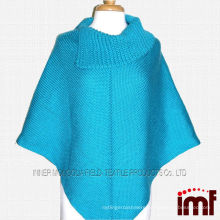 Plus Size Ladies Crochet Knit Pattern Poncho